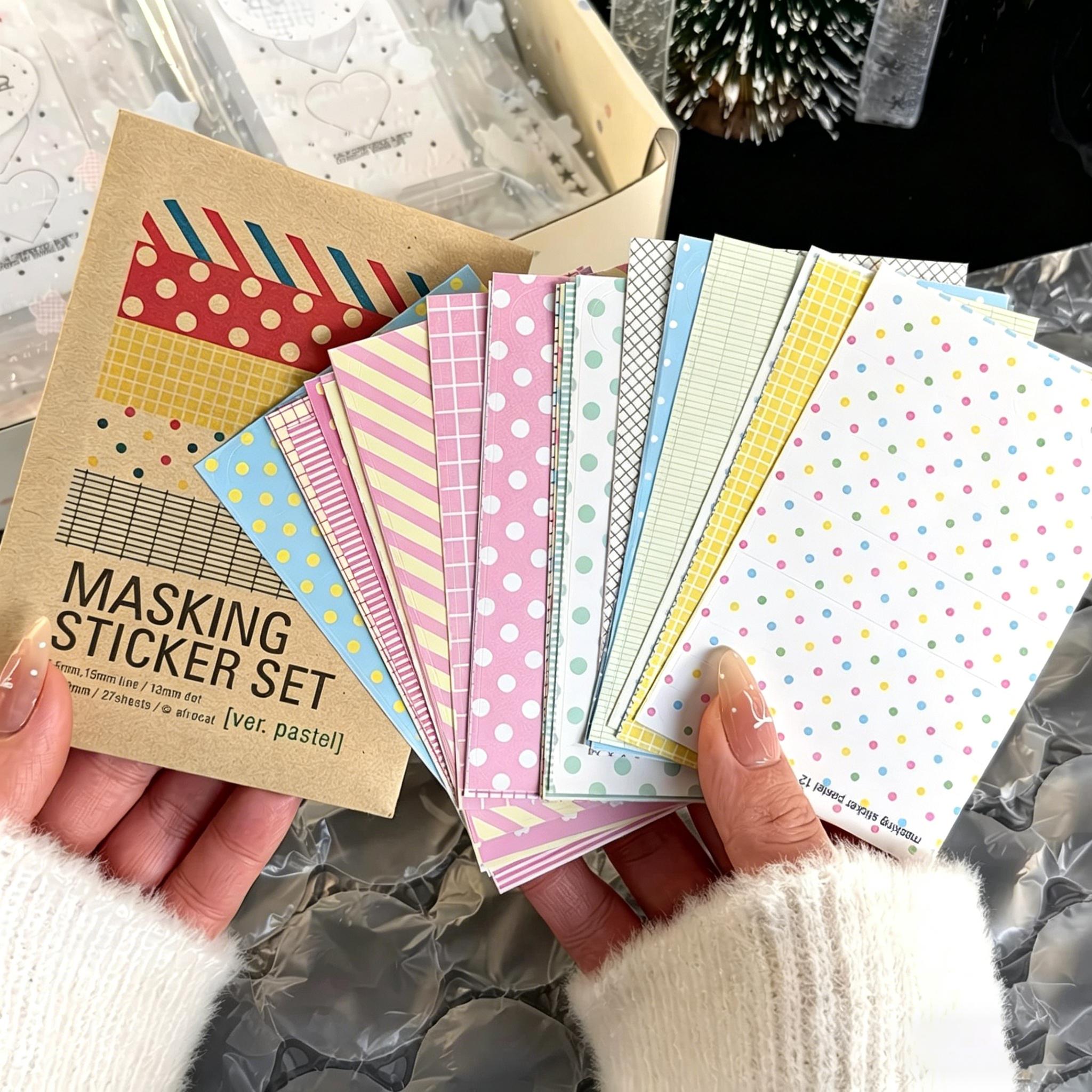 27PC Mix Retro Polka Dot Ins Hand Account Sticker Card Packaging Hand Account Splicing Diy Decorative Korean Material Paper Gift
27PC Mix Retro Polka Dot Ins Hand Account Sticker Card Packaging Hand Account Splicing Diy Decorative Korean Material Paper Gift