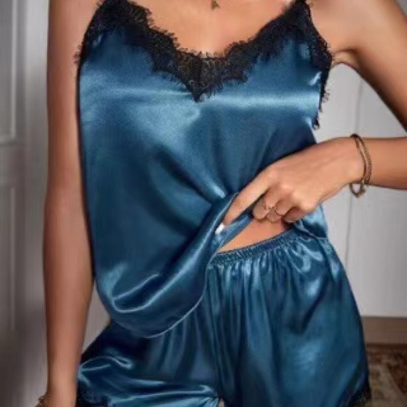 Однотонный Белый Сексуальный Пижамный Комплект Женский Сексуальный Кружевной Лоскутный Атласный Шелковый Топ на Бретелях Спагетти Горячие Шорты Ночная Одежда Женская Пижама Нижнее Белье XL темно-синий
Однотонный Белый Сексуальный Пижамный Комплект Женский Сексуальный Кружевной Лоскутный Атласный Шелковый Топ на Бретелях Спагетти Горячие Шорты Ночная Одежда Женская Пижама Нижнее Белье XL темно-синий