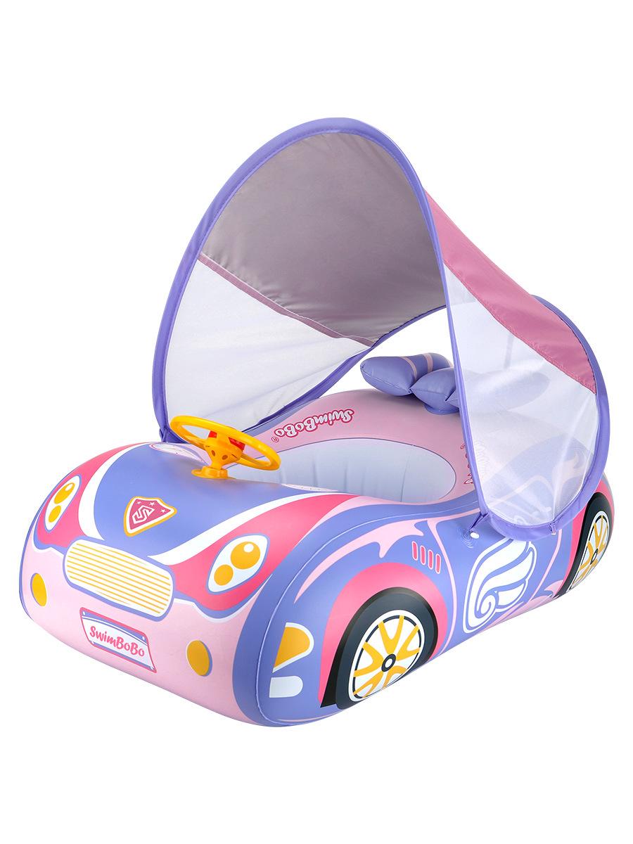 Inflatable Racing Car Style Baby Pool Float with Sunshade
Inflatable Racing Car Style Baby Pool Float with Sunshade