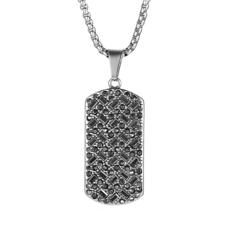 Черная iced out bling мужская подвеска-ожерелье с микро-паве из кубического циркония, ожерелье-ошейник в виде жетона, хип-хоп украшения, ожерелье с коробчатой цепью 19 23 27 Pendant Only серебряный
Черная iced out bling мужская подвеска-ожерелье с микро-паве из кубического циркония, ожерелье-ошейник в виде жетона, хип-хоп украшения, ожерелье с коробчатой цепью 19 23 27 Pendant Only серебряный