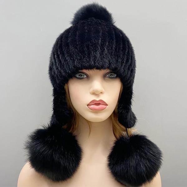 Снежная шапка из натурального норкового меха с помпоном, русская зимняя шапка, уличная женская шапка из 100% натурального меха, пушистая шапка для девочек, теплая ушанка One Size чёрный
Снежная шапка из натурального норкового меха с помпоном, русская зимняя шапка, уличная женская шапка из 100% натурального меха, пушистая шапка для девочек, теплая ушанка One Size чёрный