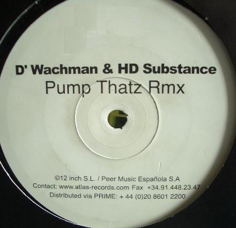 12-дюймовая пластинка D WACHMAN & HD SUBSTANCE - Pump Thatz Rmx AT006SP Atlas 2001 Испания Танцевальная & Электронная Б/У
12-дюймовая пластинка D WACHMAN & HD SUBSTANCE - Pump Thatz Rmx AT006SP Atlas 2001 Испания Танцевальная & Электронная Б/У