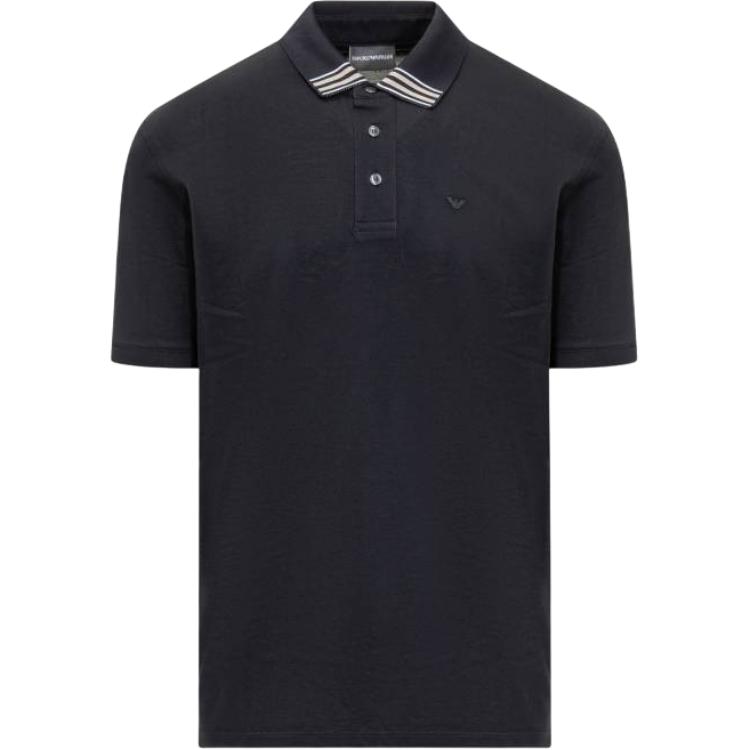Emporio Armani Logo Embroidered Striped Short Sleeve Polo Shirt Men tops Black EM000854-AF12955-UB118 L
Emporio Armani Logo Embroidered Striped Short Sleeve Polo Shirt Men tops Black EM000854-AF12955-UB118 L