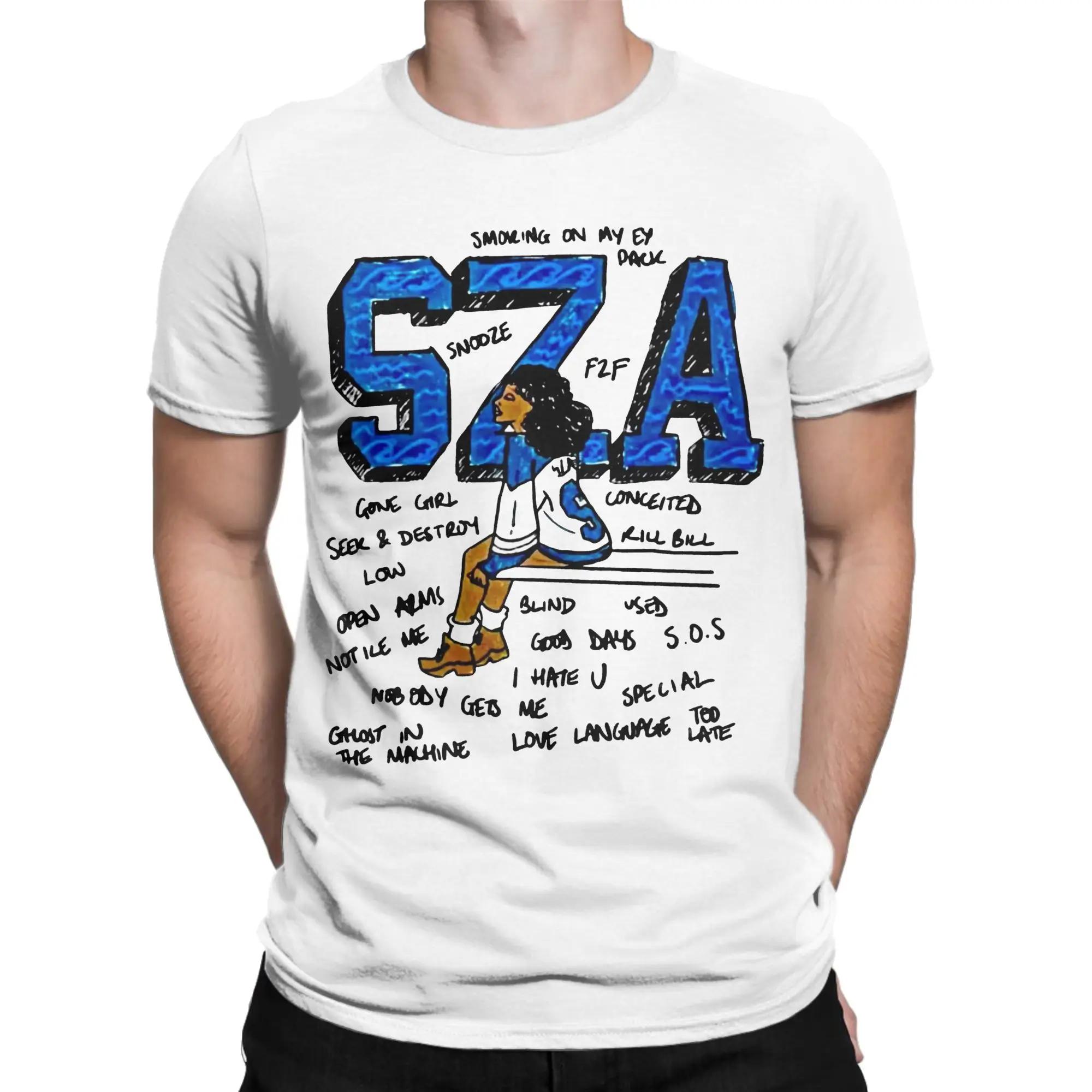 Novelty SZA T-Shirt for Men Crewneck 100% Cotton T Shirts Short Sleeve Tee Shirt Summer Clothes S чёрный
Novelty SZA T-Shirt for Men Crewneck 100% Cotton T Shirts Short Sleeve Tee Shirt Summer Clothes S чёрный