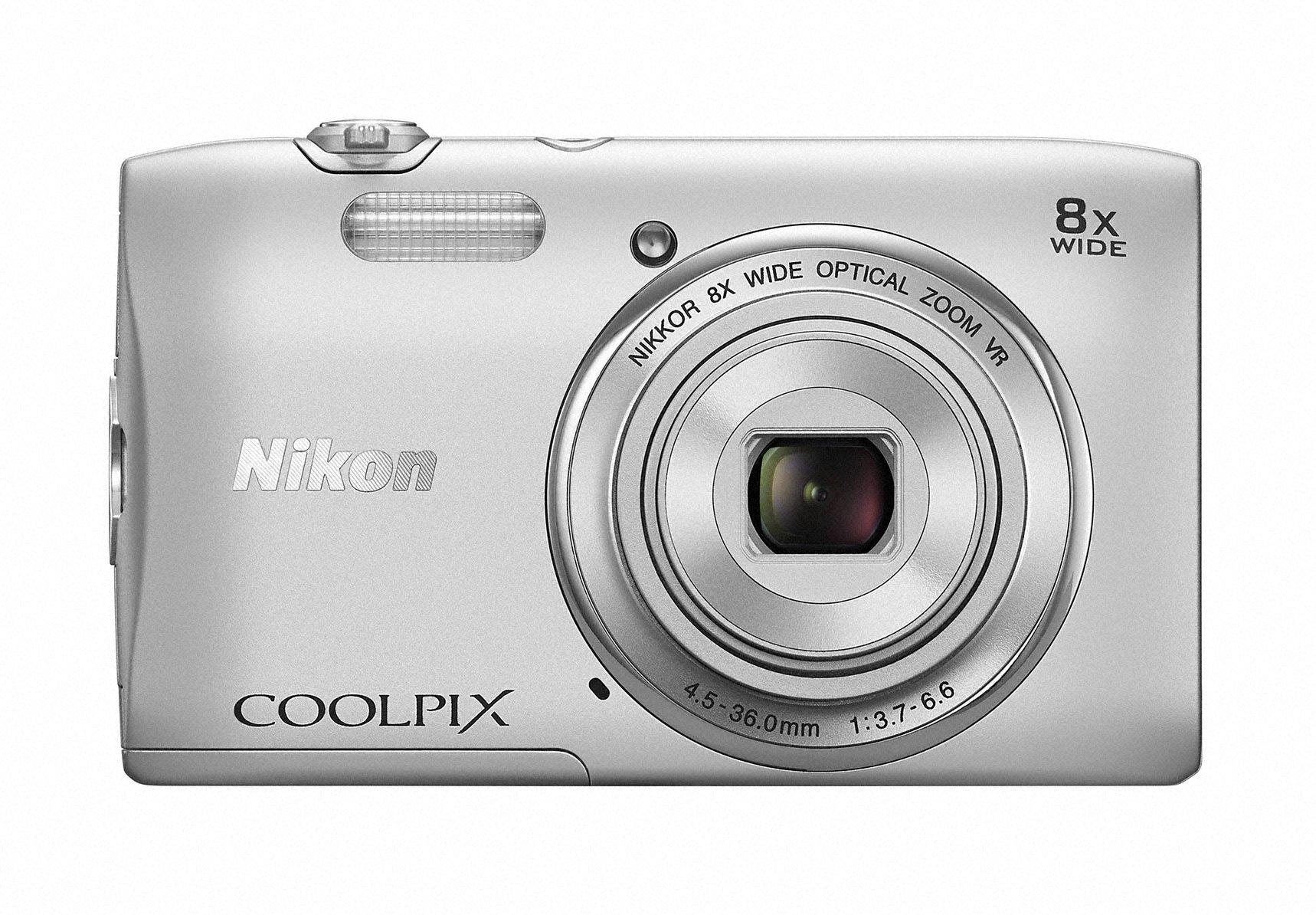 Nikon Цифрова камера COOLPIX S3600 8-кратний зум Мегапікселі Кришталево-сріблястий S3600SL 20.05
Nikon Цифрова камера COOLPIX S3600 8-кратний зум Мегапікселі Кришталево-сріблястий S3600SL 20.05