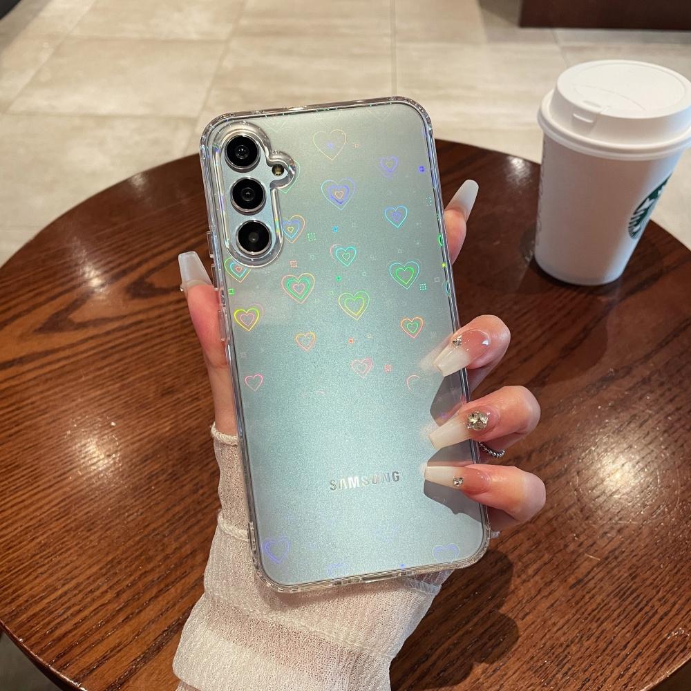 Clear Aurora Laser Gradient Love Heart Case For Samsung S26 S2 S22 S23 S24 Ultra Plus FE A6 A36 A26 A17 A16 A A4 A3 Cover Galaxy A14 5G
Clear Aurora Laser Gradient Love Heart Case For Samsung S26 S2 S22 S23 S24 Ultra Plus FE A6 A36 A26 A17 A16 A A4 A3 Cover Galaxy A14 5G