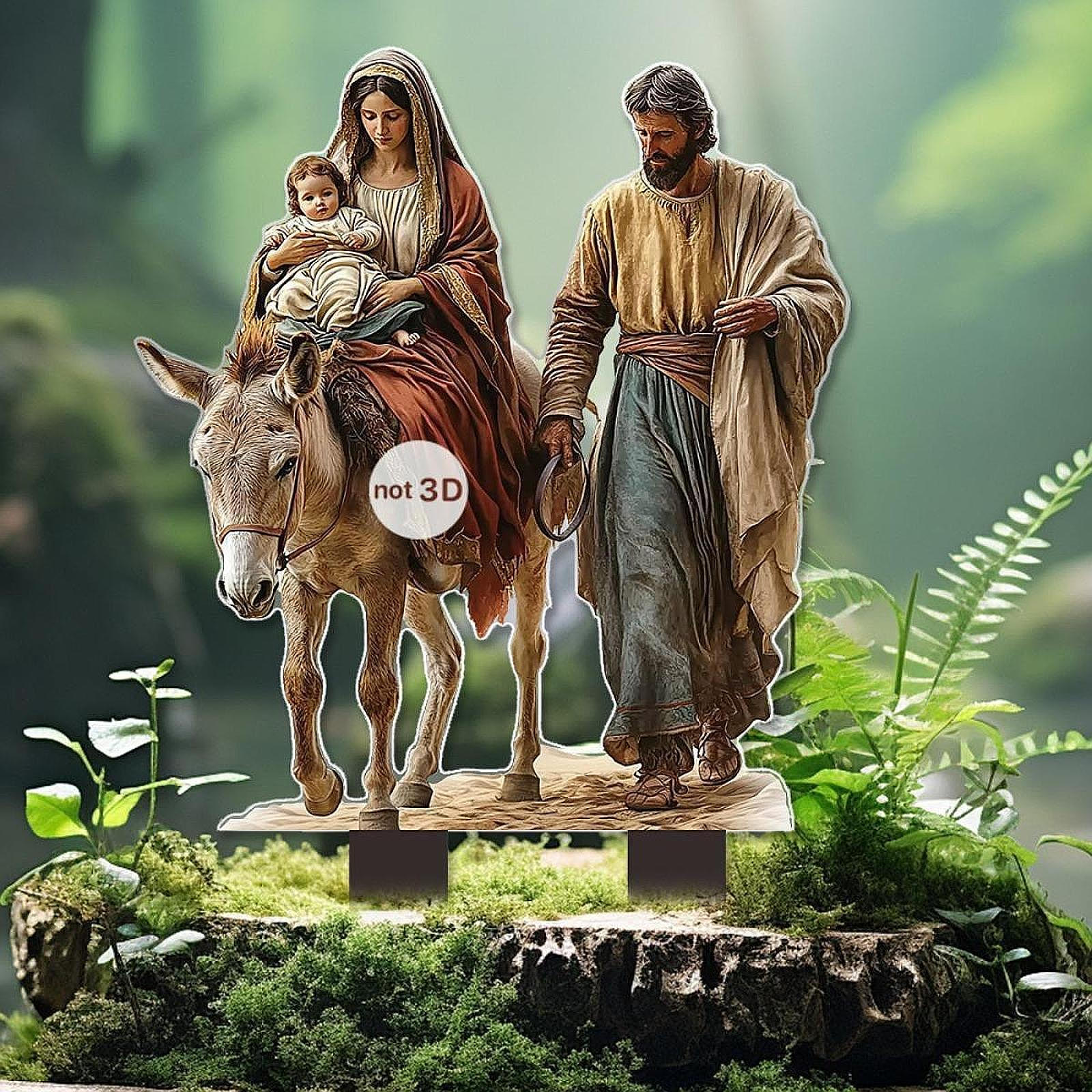 Святое семейство садовый колышек кашпо декор 2D рождественские украшения для внутреннего и наружного использования Donkey
Святое семейство садовый колышек кашпо декор 2D рождественские украшения для внутреннего и наружного использования Donkey