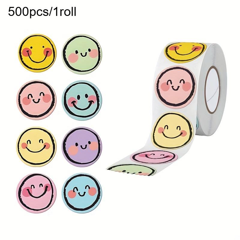 500pcs Colorful Smile Face Paper Labels Round Stickers Classroom Learning Rewards Gift Tags Office Gift Packaging Playful Design
500pcs Colorful Smile Face Paper Labels Round Stickers Classroom Learning Rewards Gift Tags Office Gift Packaging Playful Design
