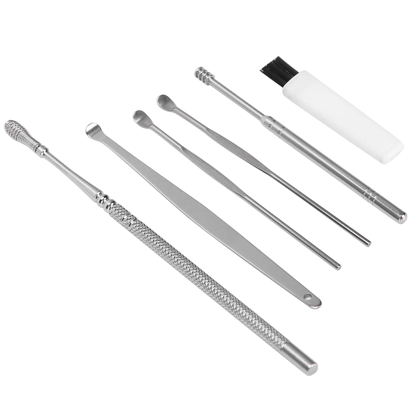 Stainless Steel Ear Cleaner Set Earpick Ear Wax Remover Spiral Ear Spoon Ear Cleaning Tools
Stainless Steel Ear Cleaner Set Earpick Ear Wax Remover Spiral Ear Spoon Ear Cleaning Tools