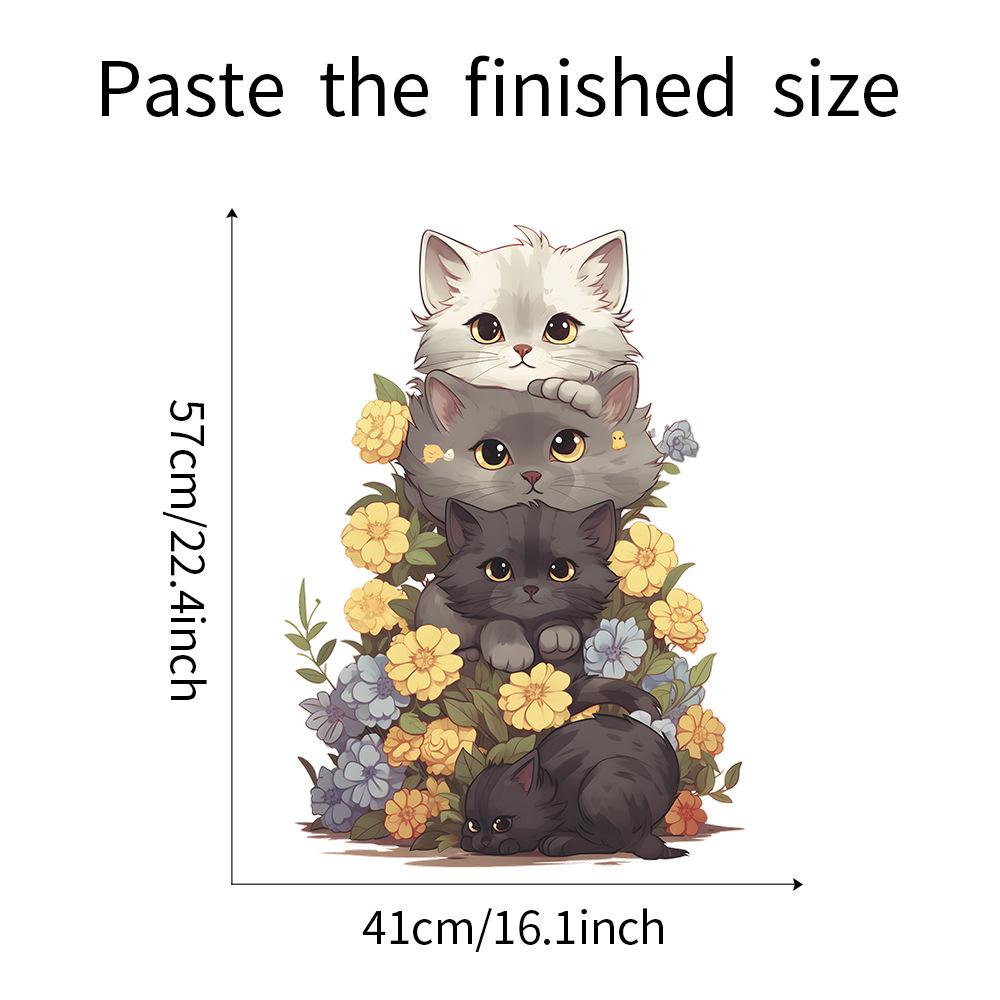 Cartoon Stacked Kittens Self Adhesive Wall Sticker for Kids Room Kindergarten Nursery Decor 40x60CM разноцветный
Cartoon Stacked Kittens Self Adhesive Wall Sticker for Kids Room Kindergarten Nursery Decor 40x60CM разноцветный