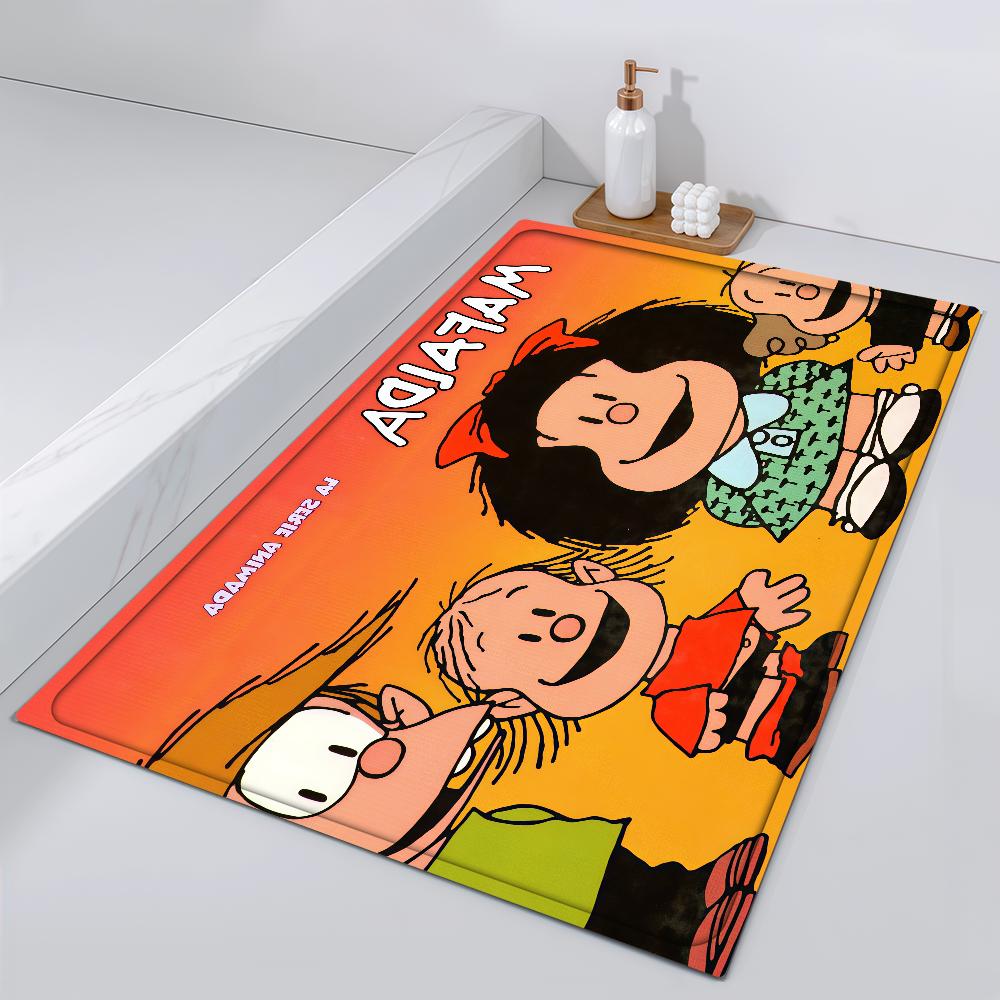 Door Comic Mat Bedside Entrance Bath Floor Funny Decoration M-Mafalda Corridor Door Mat Carpet Living Room Balcony FLR40x60CM
Door Comic Mat Bedside Entrance Bath Floor Funny Decoration M-Mafalda Corridor Door Mat Carpet Living Room Balcony FLR40x60CM
