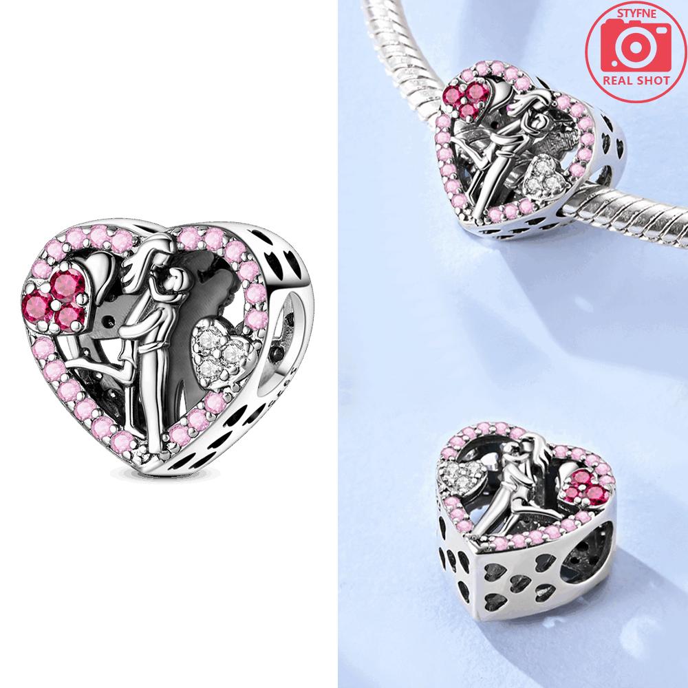 Charms Copper Infinite Love Couple Heart-Shaped Beads Fit Charms Plata Original Bracelet Women Jewellery Making Gifts
Charms Copper Infinite Love Couple Heart-Shaped Beads Fit Charms Plata Original Bracelet Women Jewellery Making Gifts