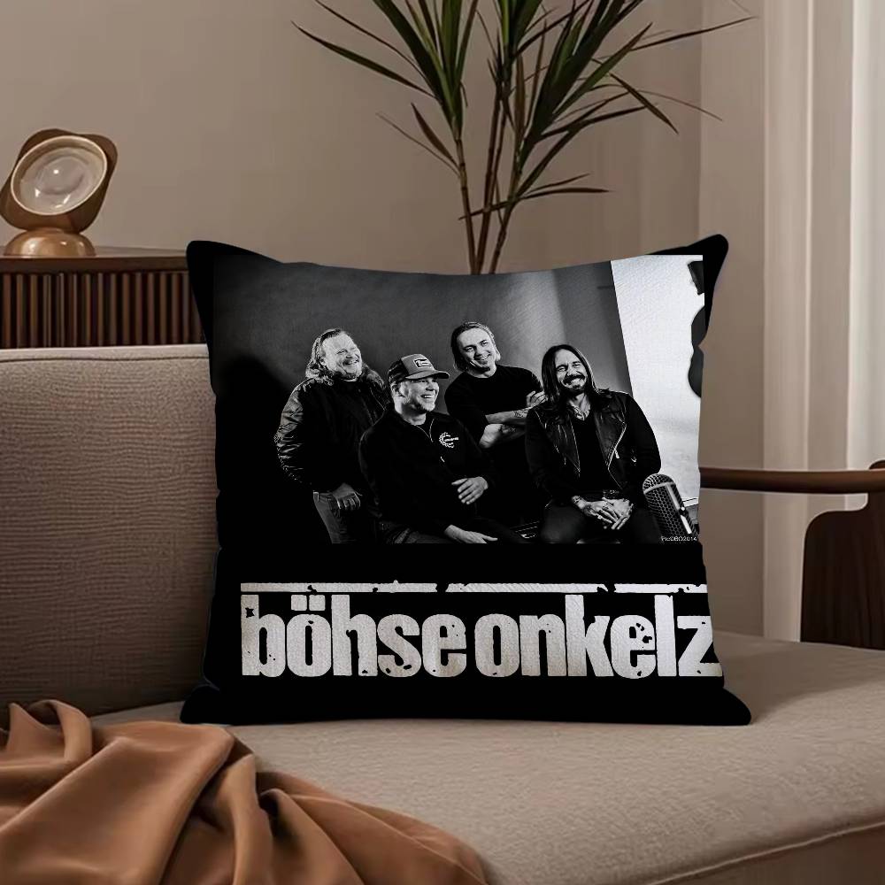 Rock B-Bohse o-Onkelz Pillow Case Anti-dustmite Pillowcase Invisible zipper silky short plush Sofa cushion cover 40cmx40cm
Rock B-Bohse o-Onkelz Pillow Case Anti-dustmite Pillowcase Invisible zipper silky short plush Sofa cushion cover 40cmx40cm