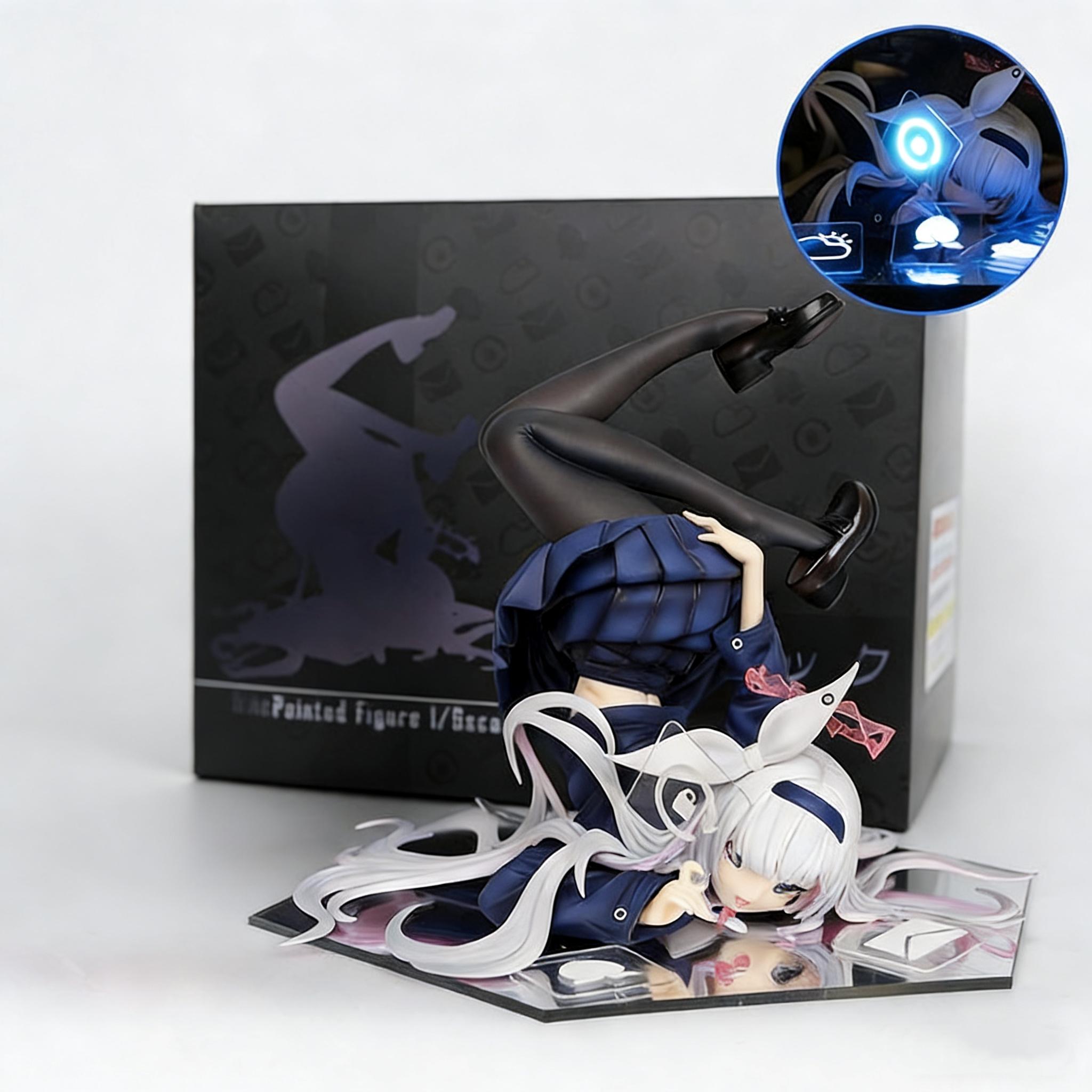 Plana Scale Figure Blue Archive Glow-in-the-Dark Effect Two Color Options Material Collectible Anime Statue PVC 1/6 from with Poseable Articulated No box
Plana Scale Figure Blue Archive Glow-in-the-Dark Effect Two Color Options Material Collectible Anime Statue PVC 1/6 from with Poseable Articulated No box