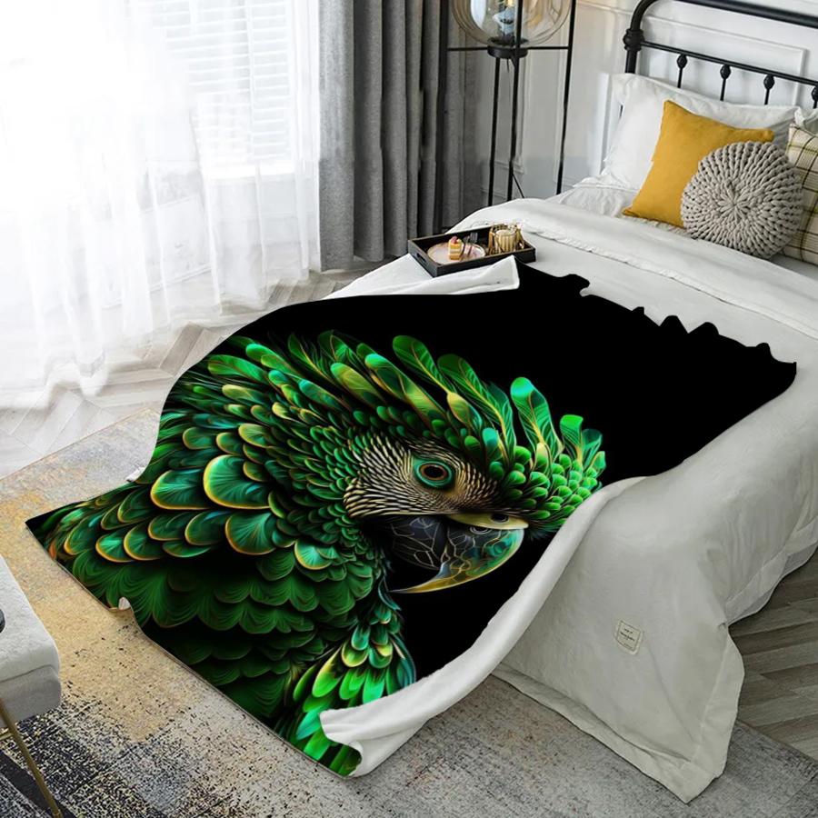 Colorful Parrot Design Microfiber Flannel Cover Blanket Bedroom Living Room Sofa Soft And Comfortable Home Decoration 100cmx150cm
Colorful Parrot Design Microfiber Flannel Cover Blanket Bedroom Living Room Sofa Soft And Comfortable Home Decoration 100cmx150cm