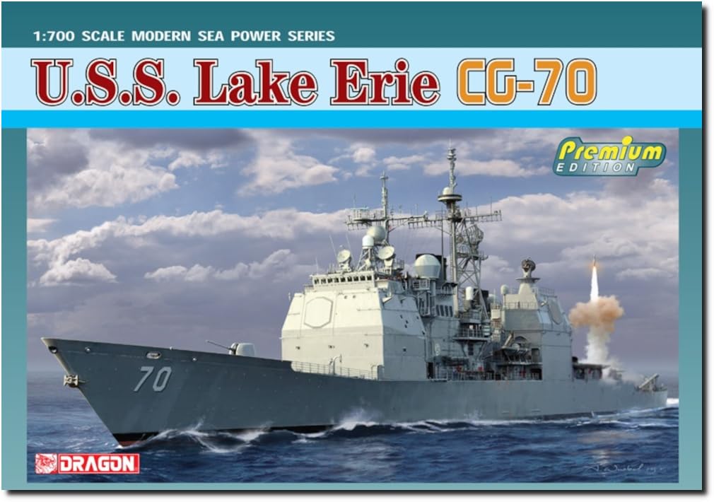 Platts Dragon American Missile Cruiser Lake Erie Plastic Model DR7142 1/700 CG-70 (Ship)
Platts Dragon American Missile Cruiser Lake Erie Plastic Model DR7142 1/700 CG-70 (Ship)