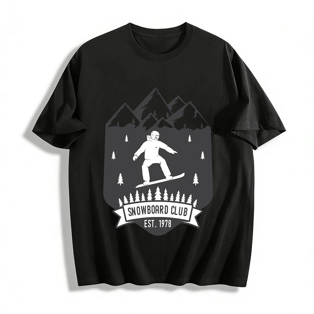 Vintage 1978 Snowboard Club Print Outdoor Ski Enthusiast Casual Top Pure cotton T-shirt XXS
Vintage 1978 Snowboard Club Print Outdoor Ski Enthusiast Casual Top Pure cotton T-shirt XXS
