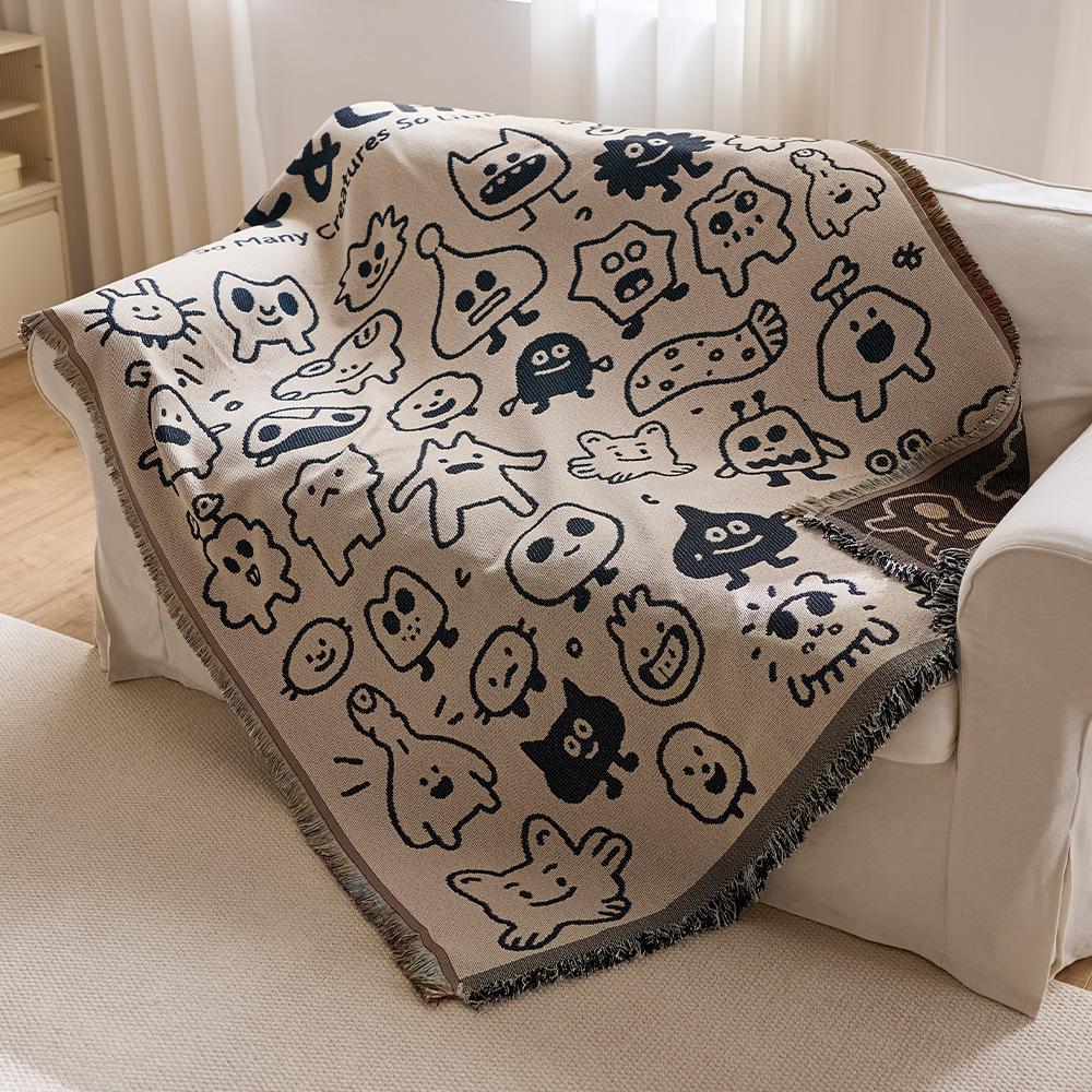 Sofa cover Bohemian cotton yarn sofa towel One piece sofa cushion blanket Simple sofa cover 180x130
Sofa cover Bohemian cotton yarn sofa towel One piece sofa cushion blanket Simple sofa cover 180x130