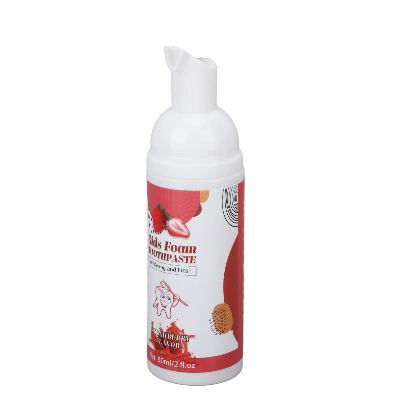 Kids Foam Toothpaste 60ml Strawberry Flavor Rich Calcium Teeth Whitening Freshen Breath Foam Toothpaste for Kids Teeth
Kids Foam Toothpaste 60ml Strawberry Flavor Rich Calcium Teeth Whitening Freshen Breath Foam Toothpaste for Kids Teeth