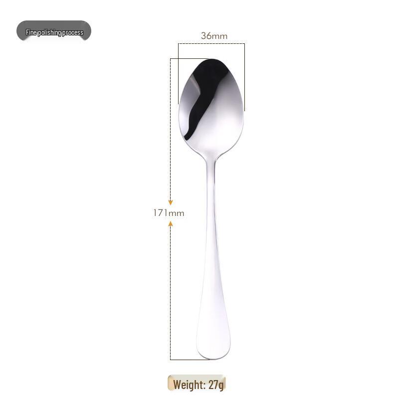 Ru Han European Style Polished Stainless Steel Spoons
Ru Han European Style Polished Stainless Steel Spoons