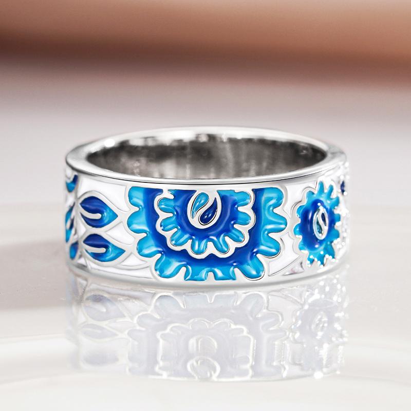 Huitan Delicate Blue Flower Finger Rings Female Graceful Temperament Accessories Exquisite Zircon for Anniversary Ceremony 10
Huitan Delicate Blue Flower Finger Rings Female Graceful Temperament Accessories Exquisite Zircon for Anniversary Ceremony 10