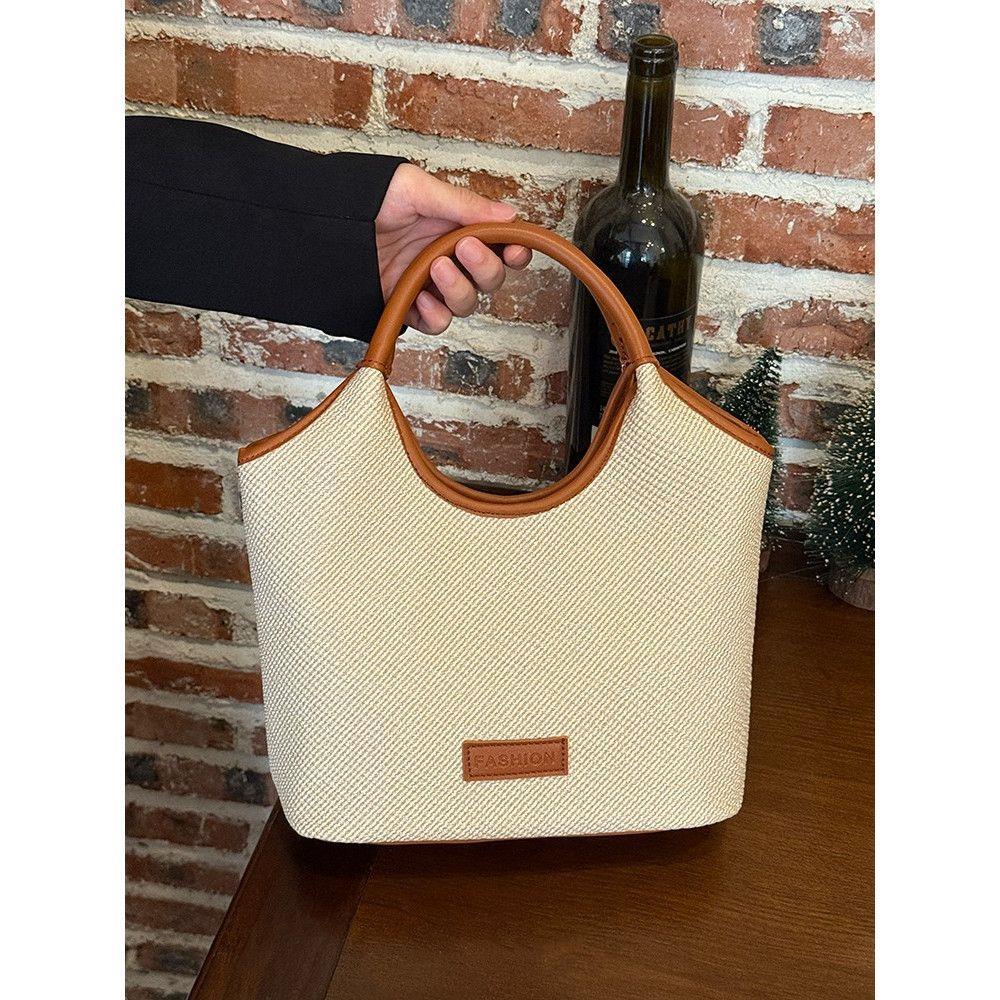 Lunch Box, Large Capacity Water Bucket, Small Yet Versatile Commuter Bag, Practical Handbag бежевий/коричневий
Lunch Box, Large Capacity Water Bucket, Small Yet Versatile Commuter Bag, Practical Handbag бежевий/коричневий