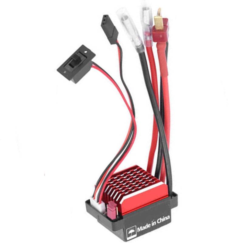 Brushed Electronic Speed Controller RC Waterproof ESC 60A for 550/540 Brushed Motor Brand New Accessory for 1:10 RC Toy
Brushed Electronic Speed Controller RC Waterproof ESC 60A for 550/540 Brushed Motor Brand New Accessory for 1:10 RC Toy