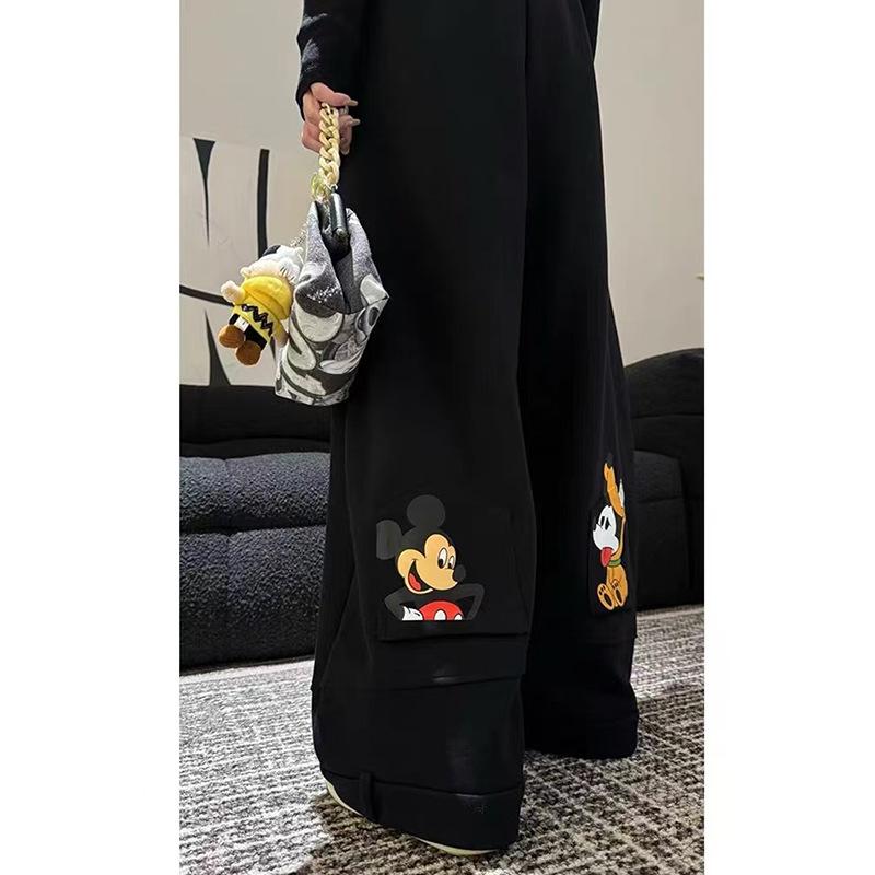 Women s Fleece-Lined Mickey Sweatpants - Cute Cartoon Design, Autumn/Winter Wear, Straight-Leg, Casual Loose Fit. XL 57-68kg
Women s Fleece-Lined Mickey Sweatpants - Cute Cartoon Design, Autumn/Winter Wear, Straight-Leg, Casual Loose Fit. XL 57-68kg