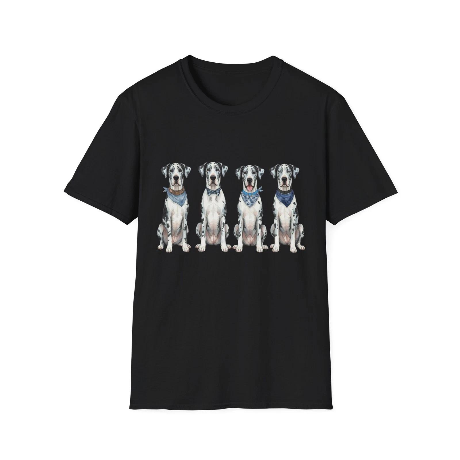 Great Dane Dogs Watercolor Cute Black Tee Pet Art Graphic T-Shirt 4XL
Great Dane Dogs Watercolor Cute Black Tee Pet Art Graphic T-Shirt 4XL
