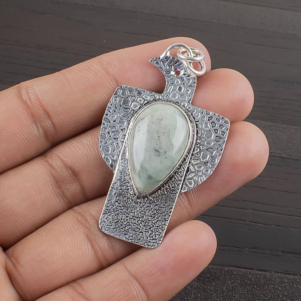 Natural Aquamarine Gemstone 925 Sterling Silver Jewelry Designer Pendant 2.02 AJP-2284
Natural Aquamarine Gemstone 925 Sterling Silver Jewelry Designer Pendant 2.02 AJP-2284