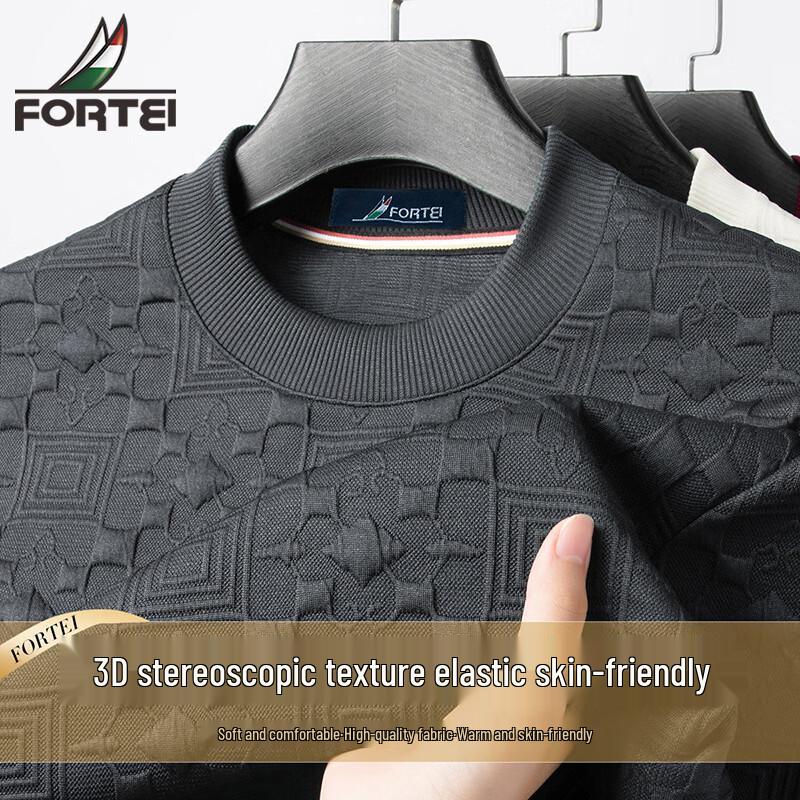 Futing Men s 3D Textured Stretch Round Neck Sweatshirt L
Futing Men s 3D Textured Stretch Round Neck Sweatshirt L