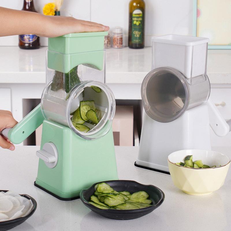 Vegetable Shredder Slicer Rotary Kitchen Slicer And Grater Manual Garlic Grinder Multifunctional Shredder Nut Chopper For Home білий
Vegetable Shredder Slicer Rotary Kitchen Slicer And Grater Manual Garlic Grinder Multifunctional Shredder Nut Chopper For Home білий