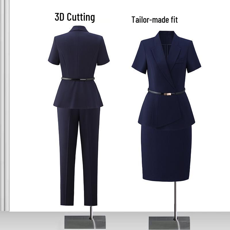 Women s High-End British Style Summer Suit Set - Professional Workwear for Sales Managers 3XL
Women s High-End British Style Summer Suit Set - Professional Workwear for Sales Managers 3XL