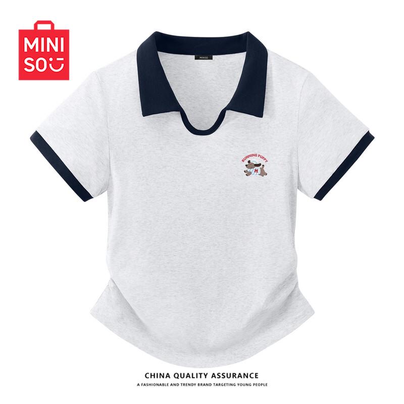 MINISO Women s Slim Cropped Short Sleeve T-Shirt S
MINISO Women s Slim Cropped Short Sleeve T-Shirt S