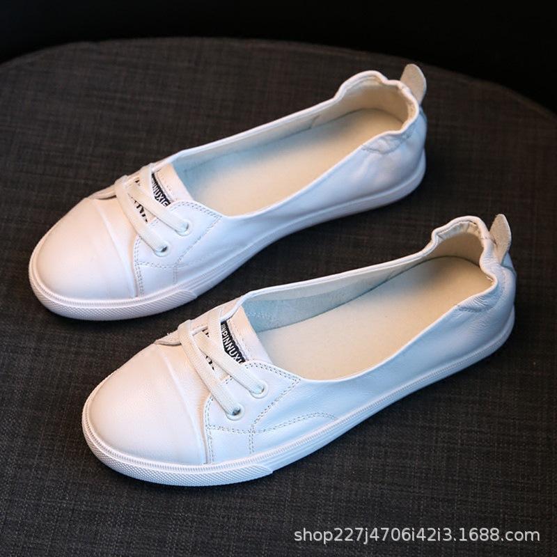 Cowhide new leather little white shoes women shallow mouth spring and summer new flat bottom leisure travel driving pregnant women and students 34 білий
Cowhide new leather little white shoes women shallow mouth spring and summer new flat bottom leisure travel driving pregnant women and students 34 білий