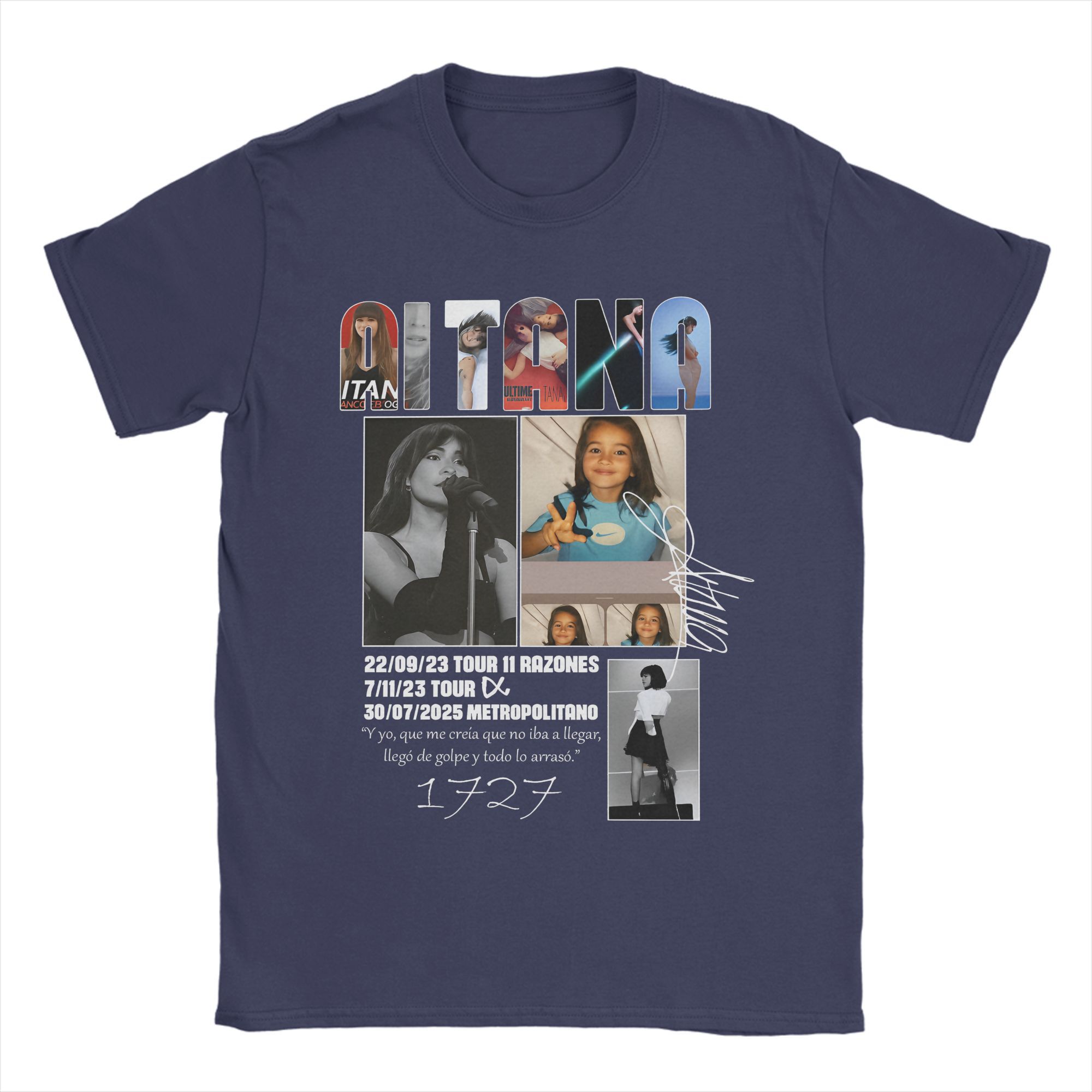 Singer Aitanas Ocana T Shirt Popular T Shirts Short Sleeves Streetwear Tops Summer 100% Cotton O Neck Oversize Top Tees 4XL
Singer Aitanas Ocana T Shirt Popular T Shirts Short Sleeves Streetwear Tops Summer 100% Cotton O Neck Oversize Top Tees 4XL