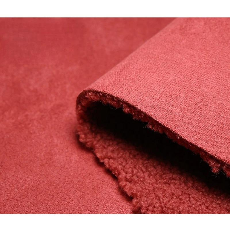 Suede Velvet Composite Lamb Wool Fabric Winter Thickening Warm Cloth for Handmade Diy Sewing Vest Coat Clothing Accessories 50x150cm
Suede Velvet Composite Lamb Wool Fabric Winter Thickening Warm Cloth for Handmade Diy Sewing Vest Coat Clothing Accessories 50x150cm