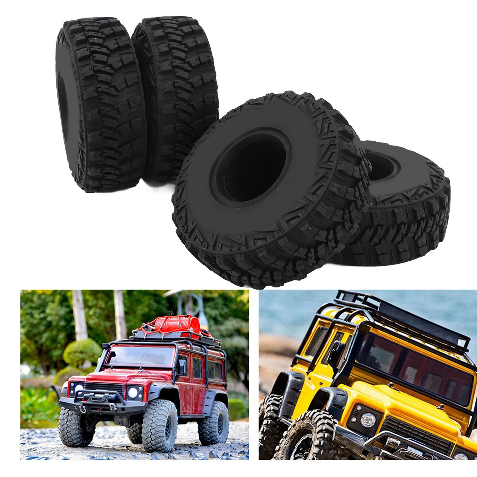 4Pcs 1.9inch RC Crawler Tires Uneven Texture Strong Grip Wear Resistant RC Car Rubber Wheel Tyre with Foam Insert
4Pcs 1.9inch RC Crawler Tires Uneven Texture Strong Grip Wear Resistant RC Car Rubber Wheel Tyre with Foam Insert