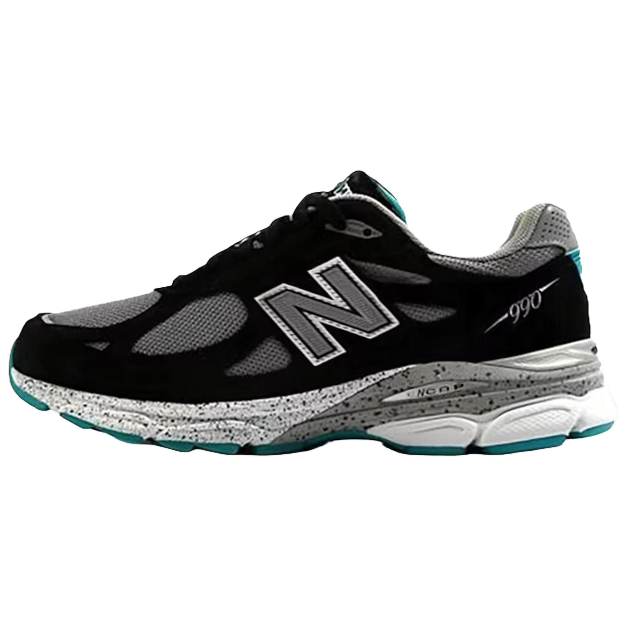 New Balance 990v3 Black Grey Teal M990OB3 40
New Balance 990v3 Black Grey Teal M990OB3 40