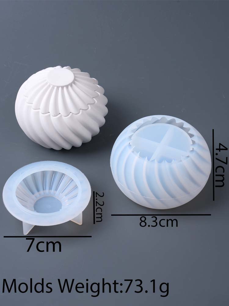 Rotate Candle Jar Silicone Mold DIY Diagonal Stripes Storage Box Craft Gifts Making Kit Plaster Resin Vase Clay Molds Home Decor
Rotate Candle Jar Silicone Mold DIY Diagonal Stripes Storage Box Craft Gifts Making Kit Plaster Resin Vase Clay Molds Home Decor