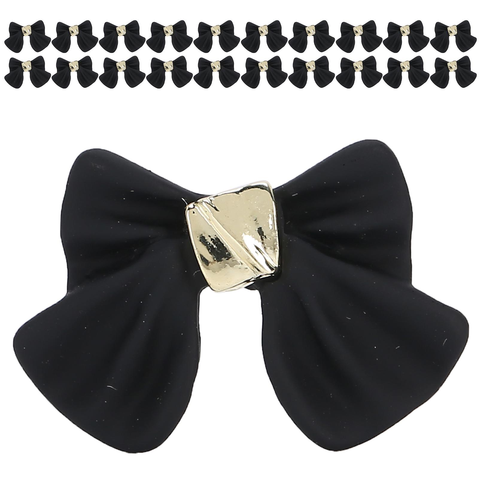 20pcs Nail Art Bows DIY Decoration Bows for Nail Tips Handcraft Clothes Phone Jewelry Black
20pcs Nail Art Bows DIY Decoration Bows for Nail Tips Handcraft Clothes Phone Jewelry Black