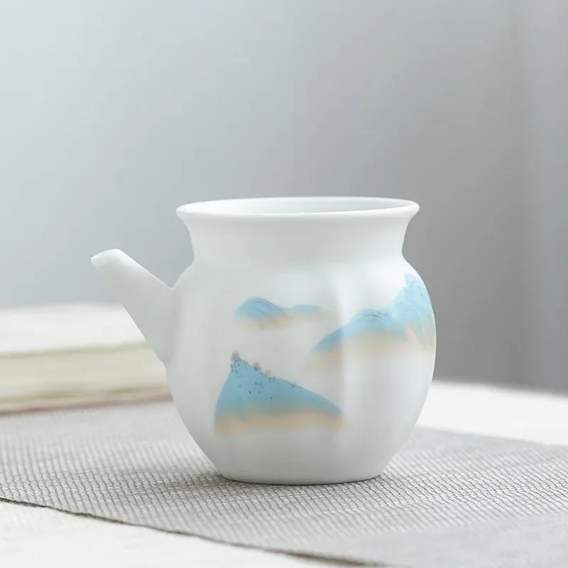 Jade Porcelain Pitcher Painted Ceramic Tea Sea Kung Fu Tea Set Fair Cup Filter Large Male Cup Accessories Siteel Gong Dao Bei
Jade Porcelain Pitcher Painted Ceramic Tea Sea Kung Fu Tea Set Fair Cup Filter Large Male Cup Accessories Siteel Gong Dao Bei