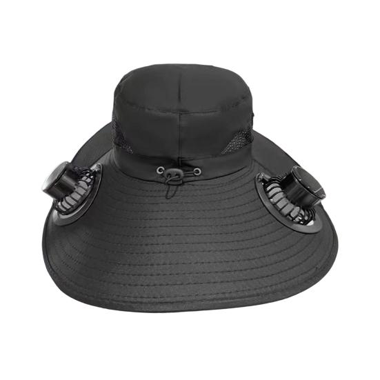 Buckle Hat with Dual Fans Large Battery Solar Charging Full-Face Sun Protection Large Brim чорний
Buckle Hat with Dual Fans Large Battery Solar Charging Full-Face Sun Protection Large Brim чорний