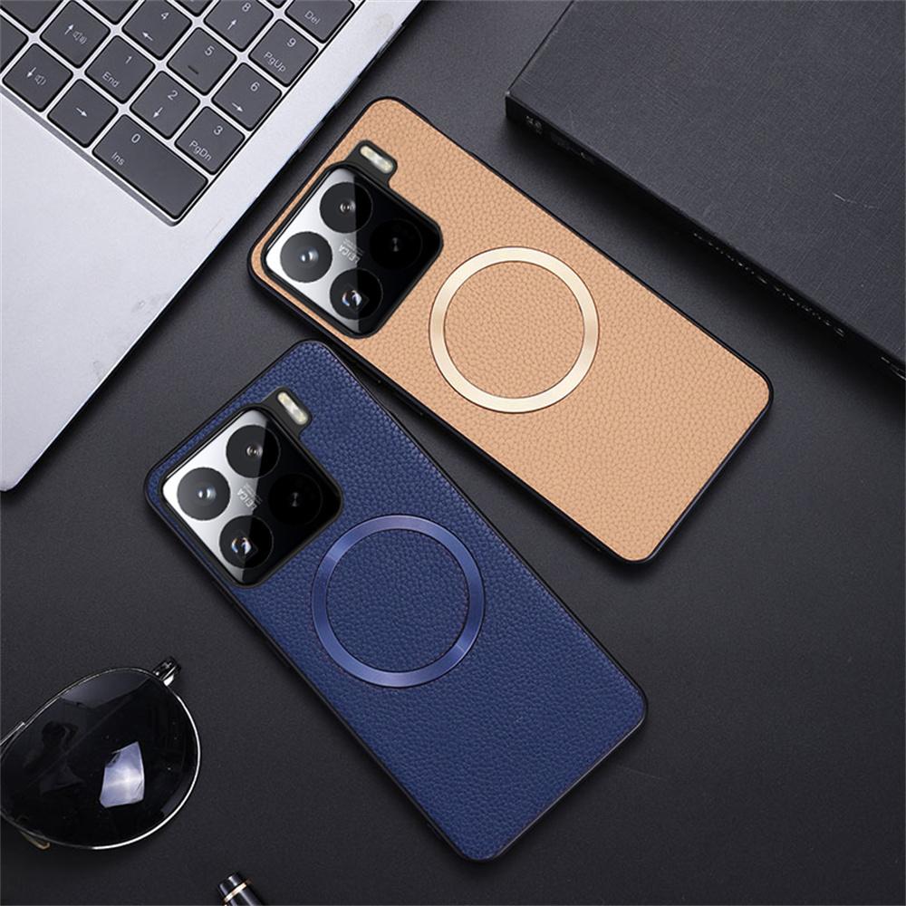 Чохол для Xiaomi 15, сумісний із PU шкірою MagSafe Litche Texture+TPU для телефону Purple
Чохол для Xiaomi 15, сумісний із PU шкірою MagSafe Litche Texture+TPU для телефону Purple