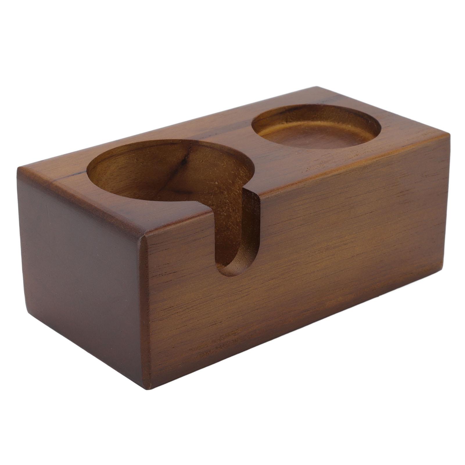 Деревянная подставка-держатель для кофейного портафильтра, подставка для кофейного темпера, тампинг-станция, цвет бука коричневый
Деревянная подставка-держатель для кофейного портафильтра, подставка для кофейного темпера, тампинг-станция, цвет бука коричневый