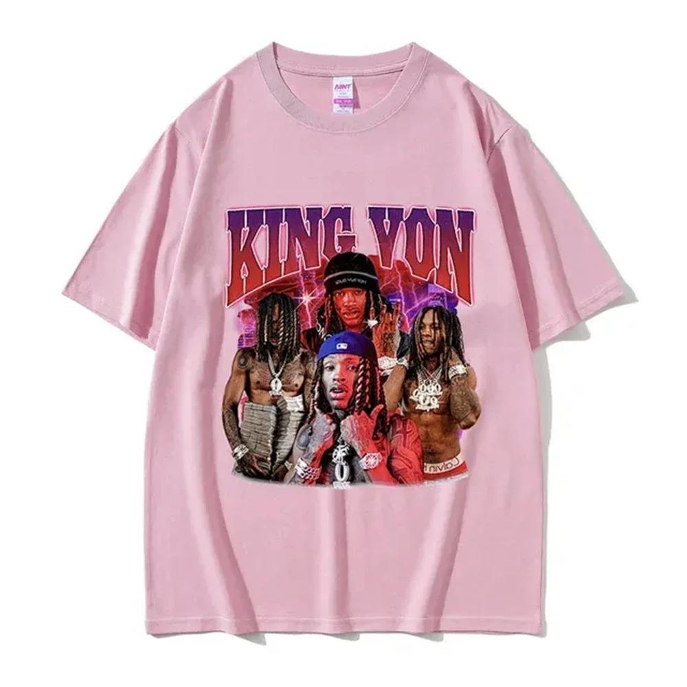 Rapper K-King Von Graphic T Shirt Men s Hip Hop Gothic Fashion Short Sleeve T-shirts Oversized T-shirt 5XL різнокольоровий
Rapper K-King Von Graphic T Shirt Men s Hip Hop Gothic Fashion Short Sleeve T-shirts Oversized T-shirt 5XL різнокольоровий