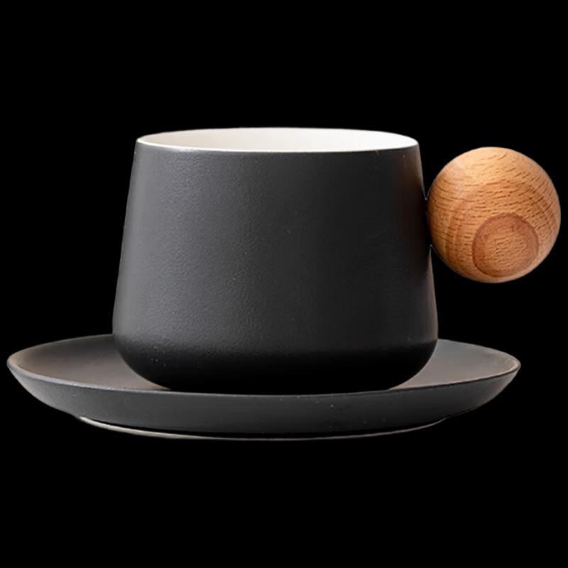 Hayuxin Ceramic Coffee Mug with Saucer, 320ml
Hayuxin Ceramic Coffee Mug with Saucer, 320ml