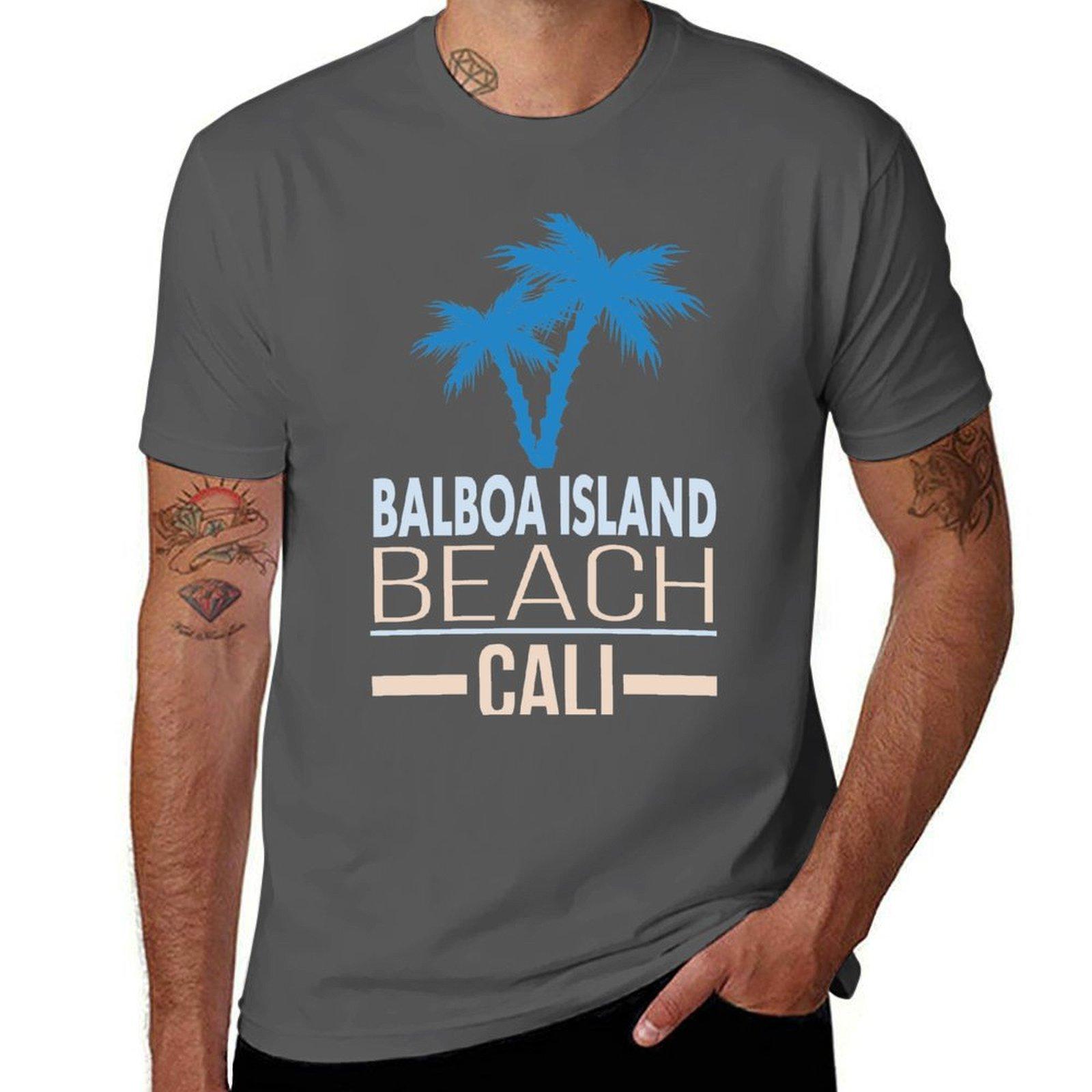 Balboa Island Beach California with Palm Trees T-Shirt mens graphic t shirts man t shirt cotton T-Shirt 4XL
Balboa Island Beach California with Palm Trees T-Shirt mens graphic t shirts man t shirt cotton T-Shirt 4XL