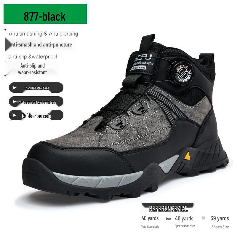 Мужские высокие рабочие туфли: Удобная, Противоударная, Противопрокольная, Износостойкая, Всесезонная Конструкция Защитная Обувь
Мужские высокие рабочие туфли: Удобная, Противоударная, Противопрокольная, Износостойкая, Всесезонная Конструкция Защитная Обувь
