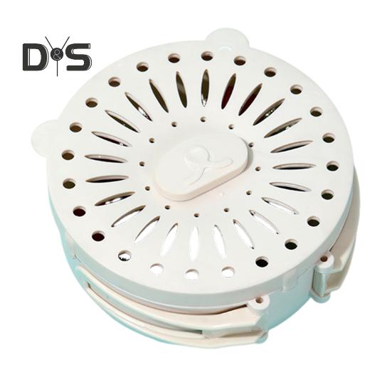 Корзина для мытья овощей со складной ручкой, многофункциональная фильтрующая чаша без содержания бисфенола А, корзина для мытья фруктов с ситечком белый